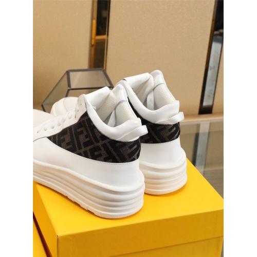 Replica Fendi High Tops Casual Shoes For Men #826705 $88.00 USD for Wholesale