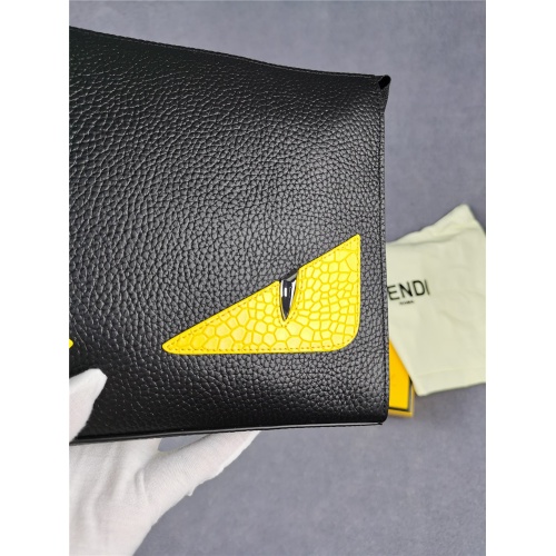 Replica Fendi AAA Man Wallets #832427 $132.00 USD for Wholesale