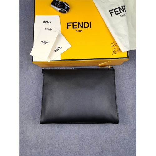 Replica Fendi AAA Man Wallets #832433 $132.00 USD for Wholesale