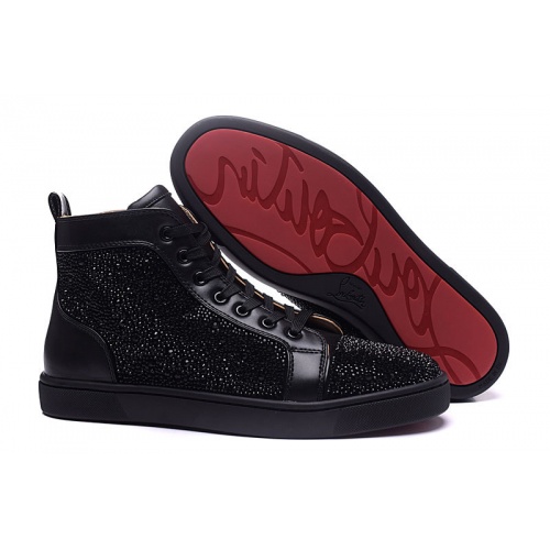 Wholesale Christian Louboutin High Tops Shoes For Men #833435 $98.00 USD, Wholesale Quality Replica Christian Louboutin High Top Shoes