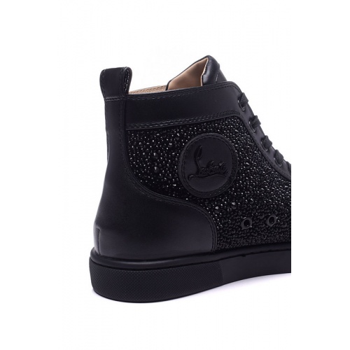 Replica Christian Louboutin High Tops Shoes For Men #833435 $98.00 USD for Wholesale