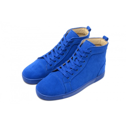 Replica Christian Louboutin High Tops Shoes For Men #833439 $98.00 USD for Wholesale