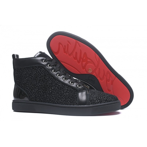 Wholesale Christian Louboutin High Tops Shoes For Men #833440 $98.00 USD, Wholesale Quality Replica Christian Louboutin High Top Shoes