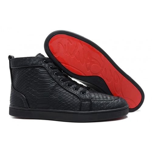 Wholesale Christian Louboutin High Tops Shoes For Men #833442 $96.00 USD, Wholesale Quality Replica Christian Louboutin High Top Shoes