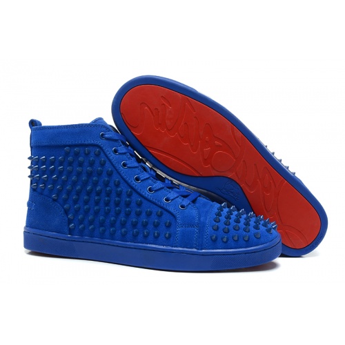 Wholesale Christian Louboutin High Tops Shoes For Men #833447 $98.00 USD, Wholesale Quality Replica Christian Louboutin High Top Shoes