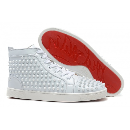 Wholesale Christian Louboutin High Tops Shoes For Men #833455 $98.00 USD, Wholesale Quality Replica Christian Louboutin High Top Shoes