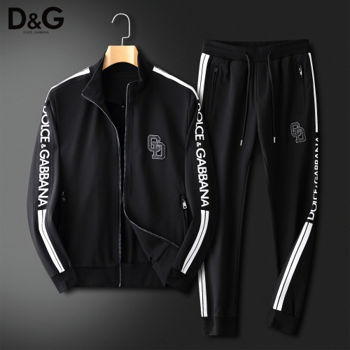 Wholesale Dolce &amp; Gabbana D&amp;G Tracksuits Long Sleeved For Men #833914 $92.00 USD, Wholesale Quality Replica Dolce &amp; Gabbana D&amp;G Tracksuits