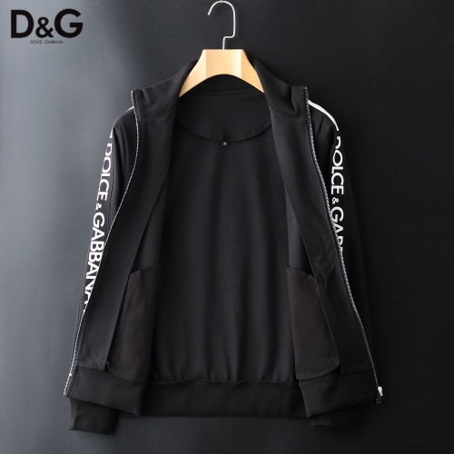 Replica Dolce & Gabbana D&G Tracksuits Long Sleeved For Men #833914 $92.00 USD for Wholesale