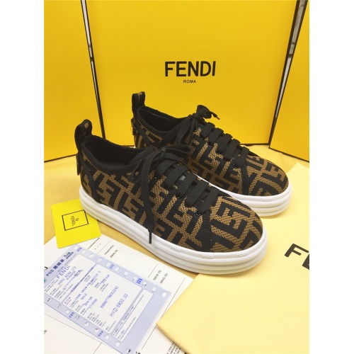 Wholesale Fendi Casual Shoes For Women #833995 $82.00 USD, Wholesale Quality Replica Fendi Casual Shoes