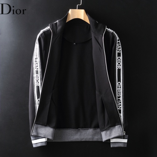 Replica Christian Dior Tracksuits Long Sleeved For Men #847801 $98.00 USD for Wholesale