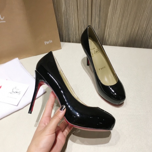 Replica Christian Louboutin High-heeled shoes For Women #849810 $76.00 USD for Wholesale