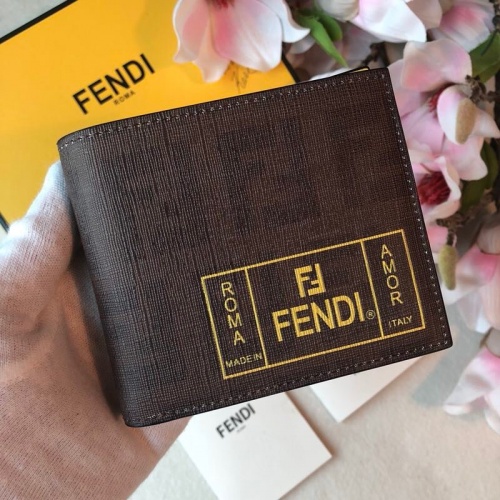 Wholesale Fendi AAA Man Wallets #853397 $60.00 USD, Wholesale Quality Replica Fendi AAA Man Wallets