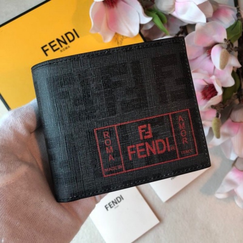 Wholesale Fendi AAA Man Wallets #853398 $60.00 USD, Wholesale Quality Replica Fendi AAA Man Wallets