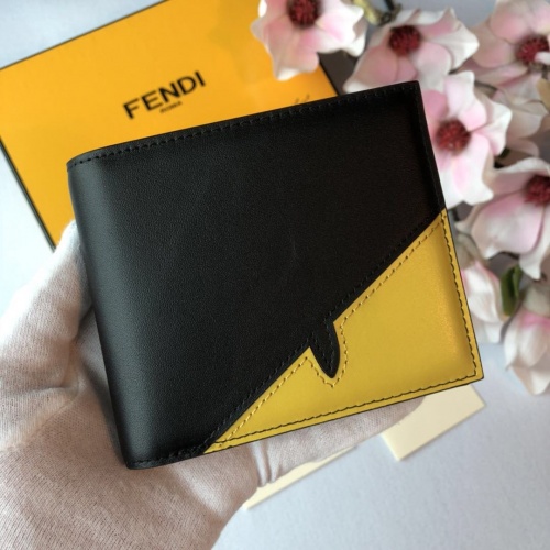 Wholesale Fendi AAA Man Wallets #853409 $64.00 USD, Wholesale Quality Replica Fendi AAA Man Wallets