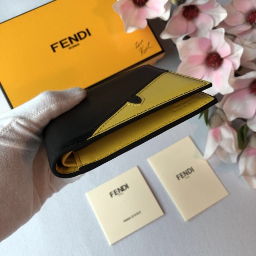 Replica Fendi AAA Man Wallets #853409 $64.00 USD for Wholesale