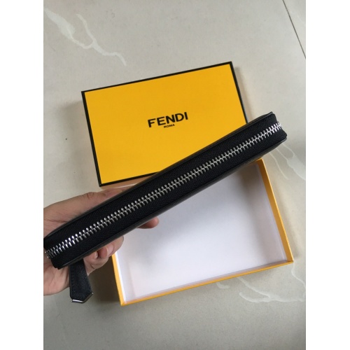 Replica Fendi AAA Man Wallets #853417 $60.00 USD for Wholesale