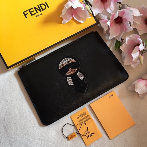 Wholesale Fendi AAA Man Wallets #855741 $72.00 USD, Wholesale Quality Replica Fendi AAA Man Wallets