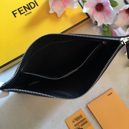 Replica Fendi AAA Man Wallets #855742 $64.00 USD for Wholesale