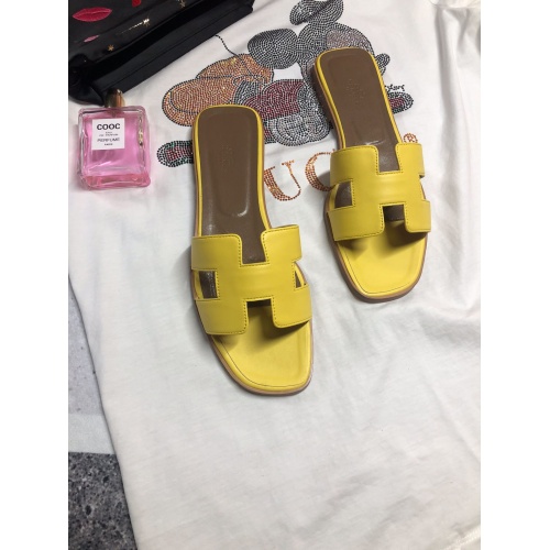 Wholesale Hermes Slippers For Women #857789 $52.00 USD, Wholesale Quality Replica Hermes Slippers