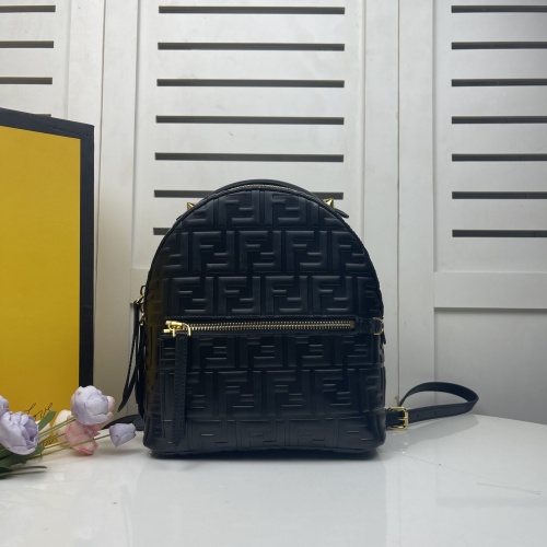 Wholesale Fendi AAA Quality Backpacks For Women #858695 $140.00 USD, Wholesale Quality Replica Fendi AAA Quality Backpacks