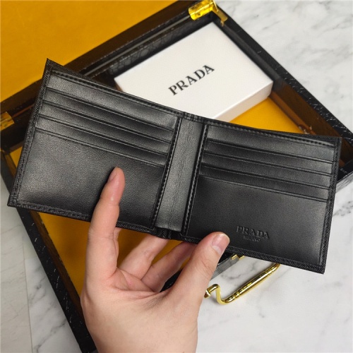 Replica Prada AAA Man Wallets #863276 $39.00 USD for Wholesale