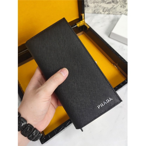 Replica Prada AAA Man Wallets #863279 $41.00 USD for Wholesale