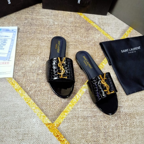 Replica Yves Saint Laurent YSL Slippers For Women #865658 $50.00 USD for Wholesale