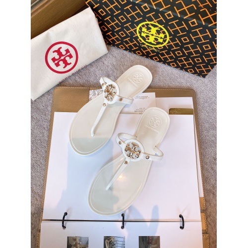 Replica Tory Burch TB Slippers For Women #866276 $36.00 USD for Wholesale