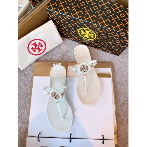 Replica Tory Burch TB Slippers For Women #866276 $36.00 USD for Wholesale