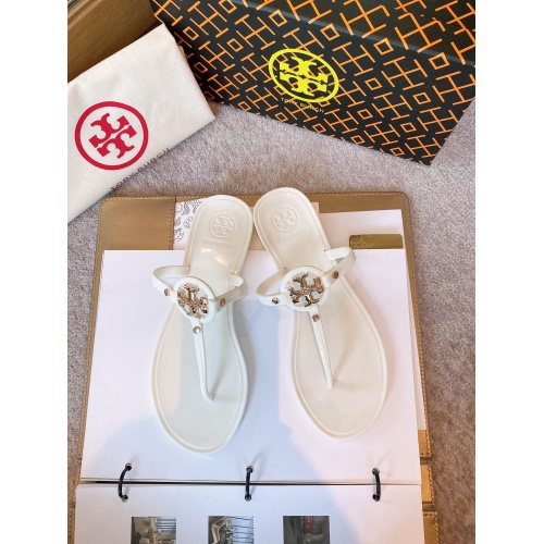 Replica Tory Burch TB Slippers For Women #866276 $36.00 USD for Wholesale