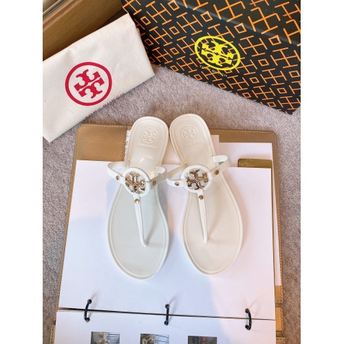 Replica Tory Burch TB Slippers For Women #866276 $36.00 USD for Wholesale