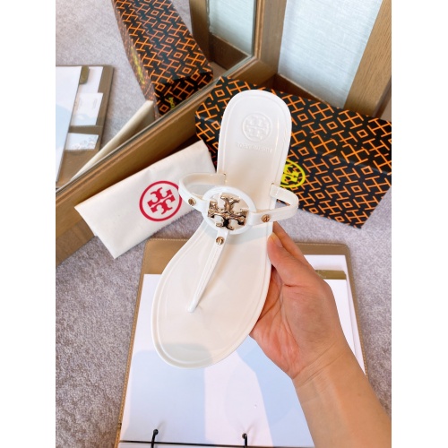 Replica Tory Burch TB Slippers For Women #866276 $36.00 USD for Wholesale