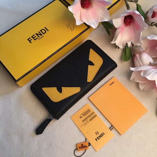 Wholesale Fendi AAA Man Wallets #866509 $48.00 USD, Wholesale Quality Replica Fendi AAA Man Wallets