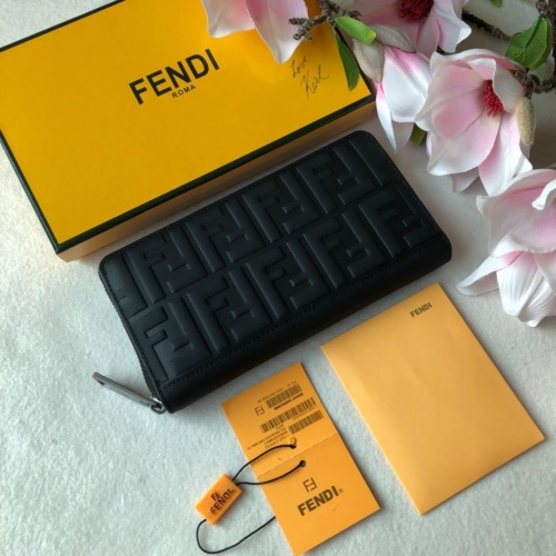 Wholesale Fendi AAA Man Wallets #866511 $64.00 USD, Wholesale Quality Replica Fendi AAA Man Wallets