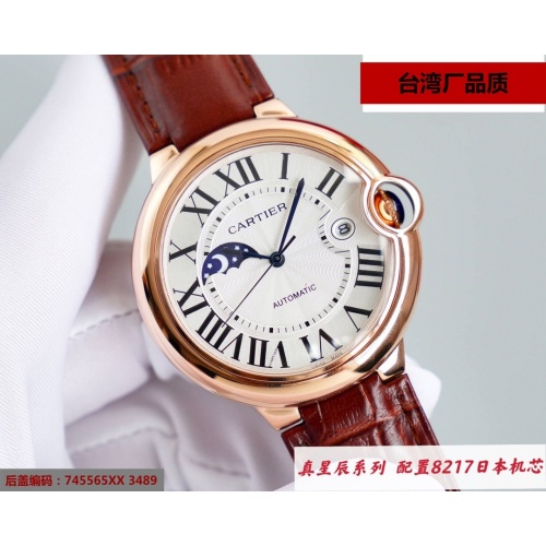 Wholesale Cartier AAA Quality Watches For Men #869532 $210.00 USD, Wholesale Quality Replica Cartier AAA Quality Watches