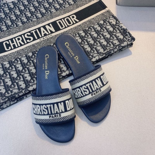 Wholesale Christian Dior Slippers For Women #873073 $48.00 USD, Wholesale Quality Replica Christian Dior Slippers