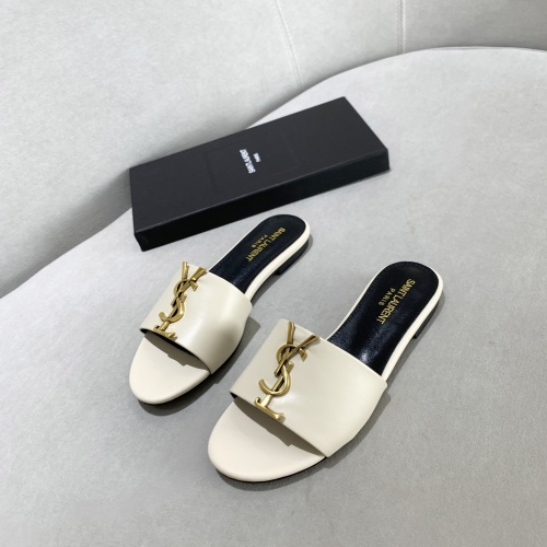 Wholesale Yves Saint Laurent YSL Slippers For Women #878417 $80.00 USD, Wholesale Quality Replica Yves Saint Laurent YSL Slippers