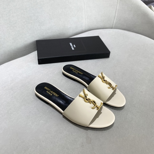 Replica Yves Saint Laurent YSL Slippers For Women #878417 $80.00 USD for Wholesale