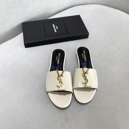 Replica Yves Saint Laurent YSL Slippers For Women #878417 $80.00 USD for Wholesale