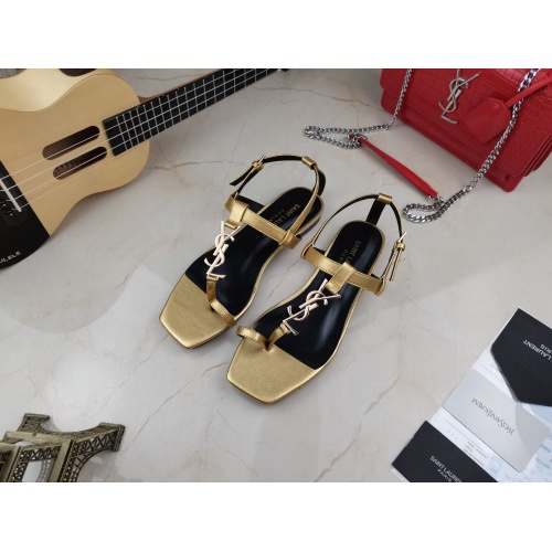 Wholesale Yves Saint Laurent YSL Sandal For Women #879550 $92.00 USD, Wholesale Quality Replica Yves Saint Laurent YSL Sandal