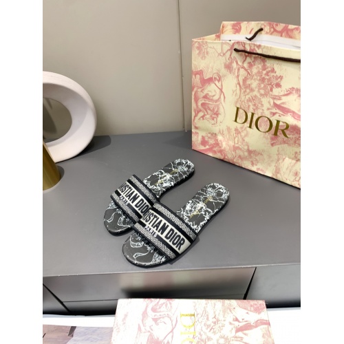 Wholesale Christian Dior Slippers For Women #888602 $50.00 USD, Wholesale Quality Replica Christian Dior Slippers