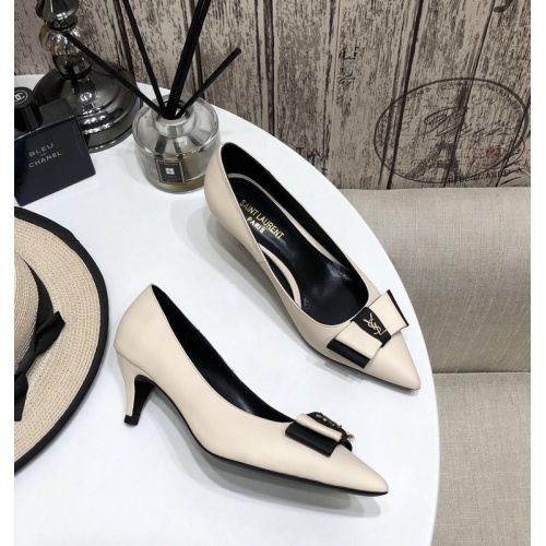 Wholesale Yves Saint Laurent YSL High-Heeled Shoes For Women #888827 $101.00 USD, Wholesale Quality Replica Yves Saint Laurent YSL High-Heeled Shoes