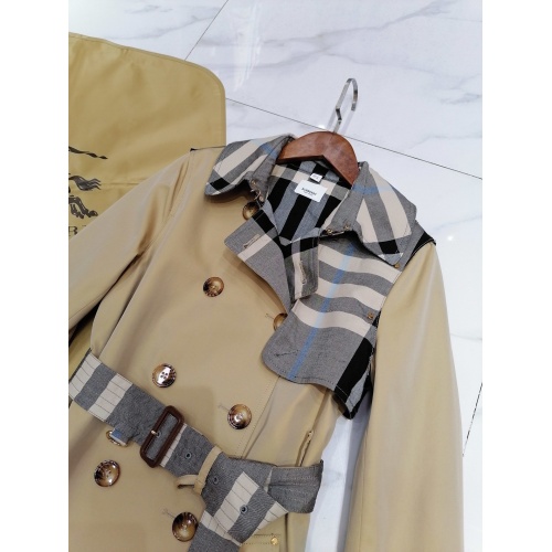 Replica Burberry Trench Coat Long Sleeved For Women #892727 $162.00 USD for Wholesale