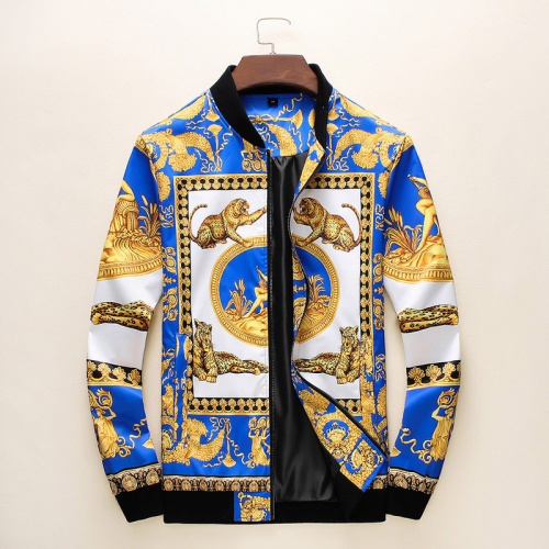 Wholesale Versace Jackets Long Sleeved For Men #897231 $52.00 USD, Wholesale Quality Replica Versace Jackets