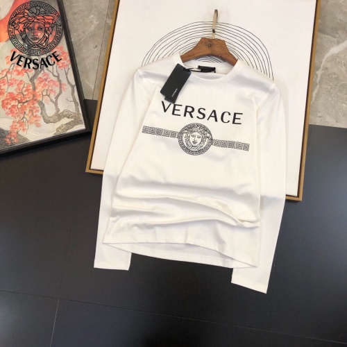 Wholesale Versace T-Shirts Long Sleeved For Men #905059 $34.00 USD, Wholesale Quality Replica Versace T-Shirts