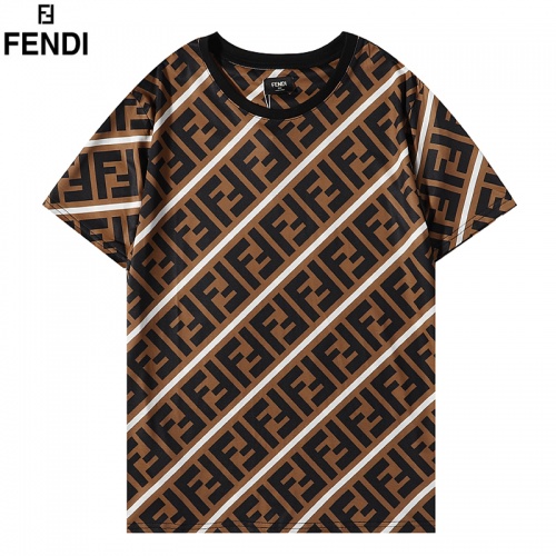 Wholesale Fendi T-Shirts Short Sleeved For Men #906234 $29.00 USD, Wholesale Quality Replica Fendi T-Shirts