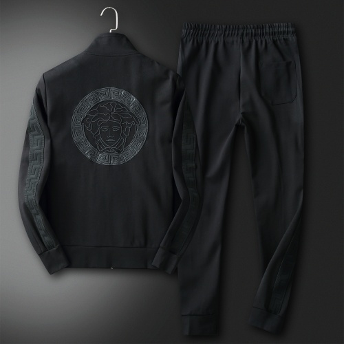 Wholesale Versace Tracksuits Long Sleeved For Men #906303 $92.00 USD, Wholesale Quality Replica Versace Tracksuits