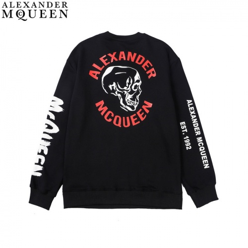 Wholesale Alexander McQueen Hoodies Long Sleeved For Men #909424 $39.00 USD, Wholesale Quality Replica Alexander McQueen Hoodies