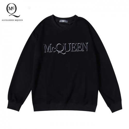 Wholesale Alexander McQueen Hoodies Long Sleeved For Men #909425 $39.00 USD, Wholesale Quality Replica Alexander McQueen Hoodies