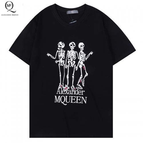 Wholesale Alexander McQueen T-shirts Short Sleeved For Men #919407 $29.00 USD, Wholesale Quality Replica Alexander McQueen T-shirts